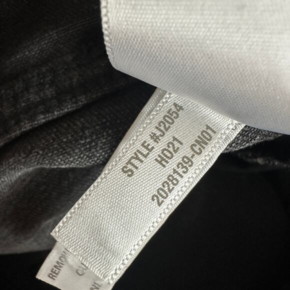 Madewell Classic Straight Jeans Lunar Wash Black High Rise Stretch Denim US 24 - Picture 16 of 16
